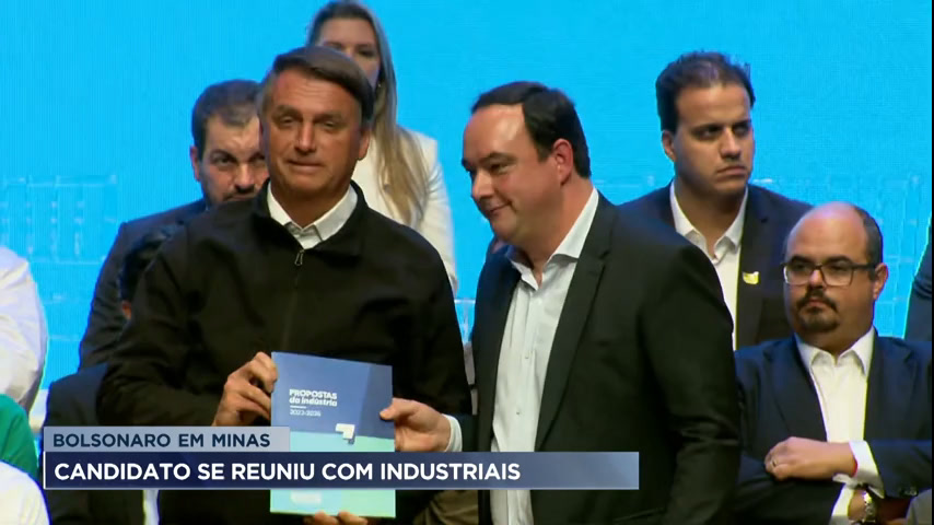 Vídeo: Bolsonaro se reúne com empresários na FIEMG, em BH