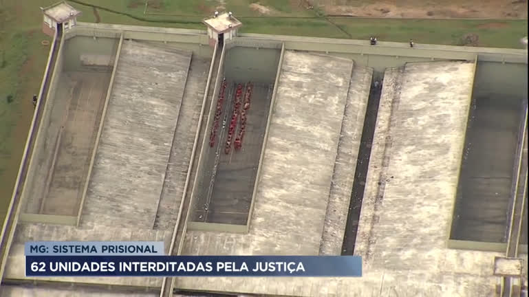 Vídeo: Justiça interdita 62 penitenciárias em Minas Gerais