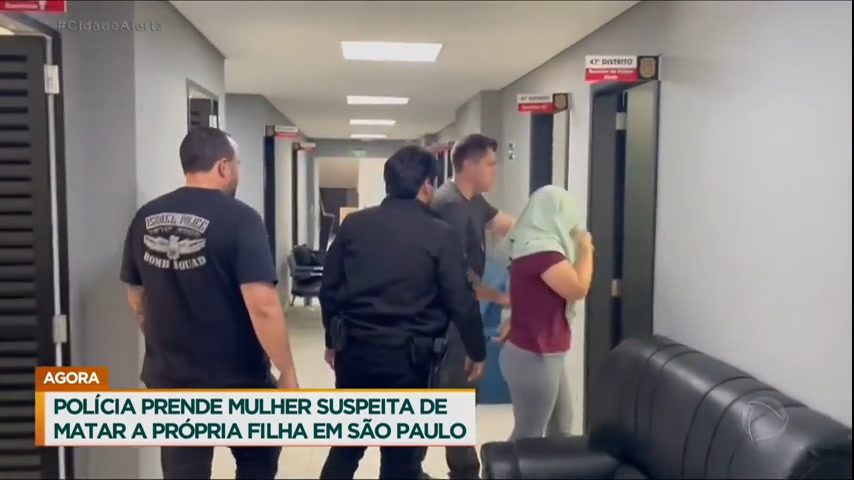 Vídeo: Mulher procurada pelo assassinato da própria filha é presa em São Paulo