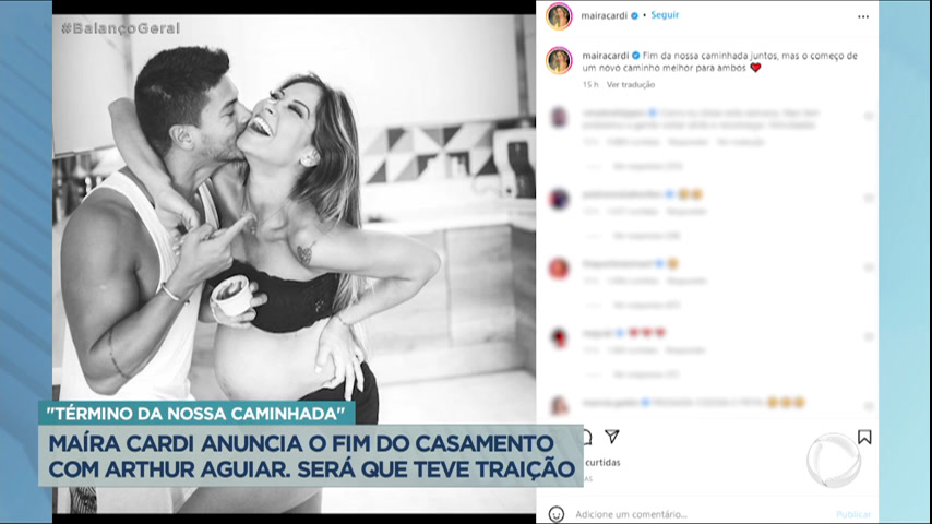 Vídeo: Maíra Cardi anuncia fim do casamento com Arthur Aguiar