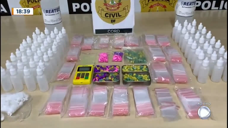 Vídeo: Polícia prende traficante com droga sintética inédita no DF