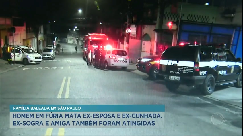 Vídeo: Homem mata ex-mulher e cunhada e fere mais duas pessoas em São Paulo
