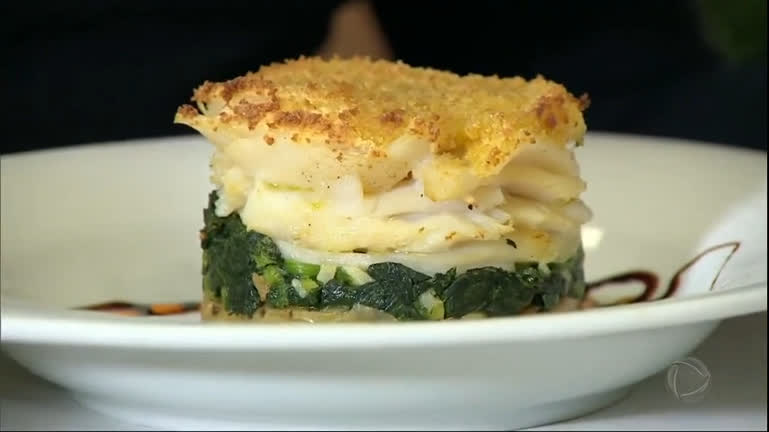 Vídeo: Ana Hickmann saboreia o típico bacalhau português