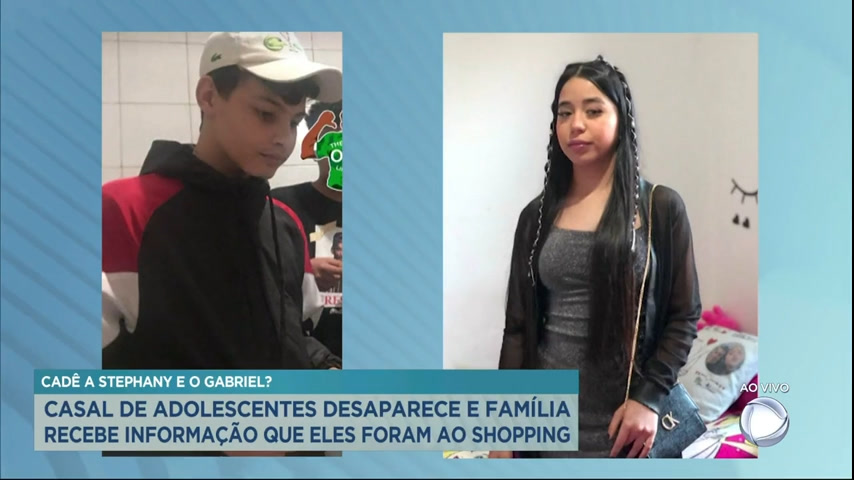 Vídeo: Casal de adolescentes desaparecidos é visto em shopping em São Paulo