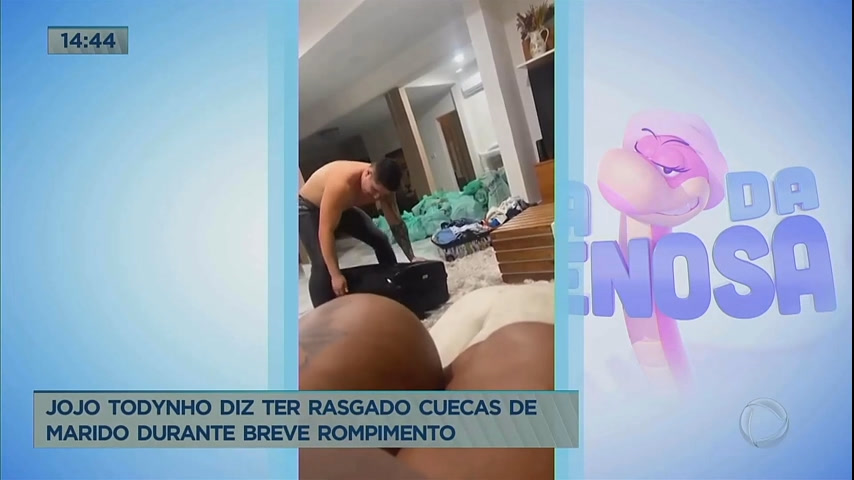 Vídeo: Jojo Todynho diz ter rasgado as roupas íntimas do marido após breve término