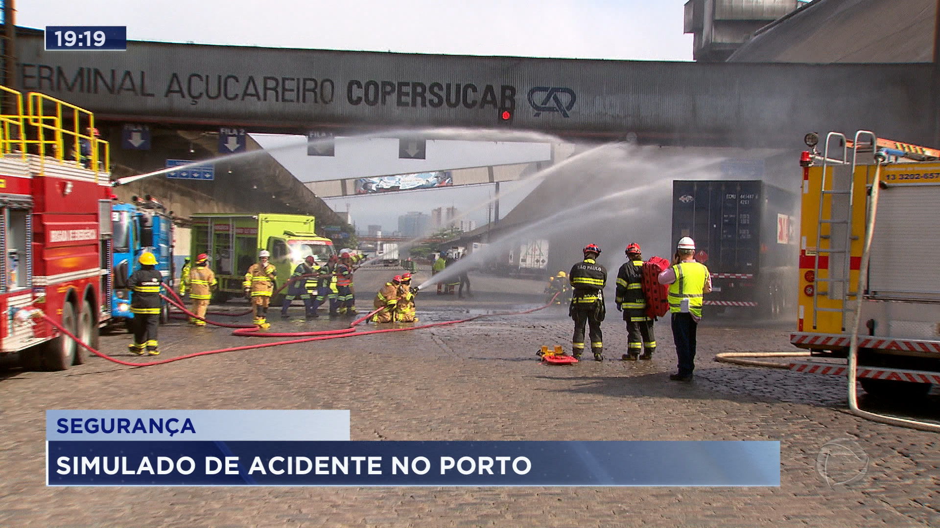 Vídeo: Simulado reproduz acidentes no Porto