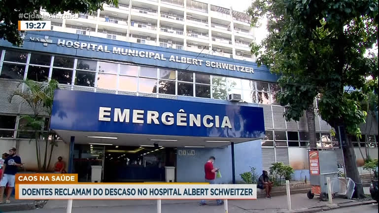 Vídeo: Pacientes denunciam superlotação do Hospital Albert Schweitzer
