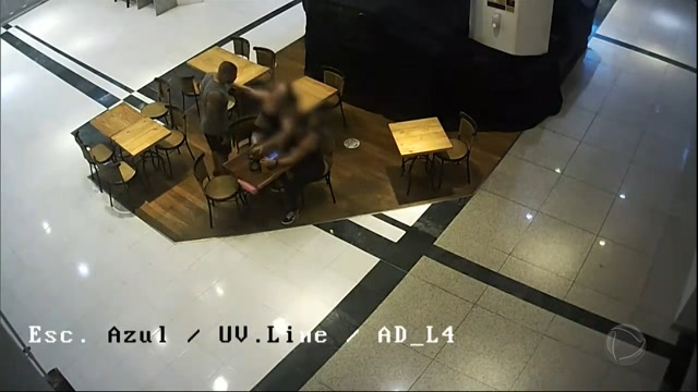 Imagens mostram agressão de personal trainer contra terapeuta em shopping no Rio