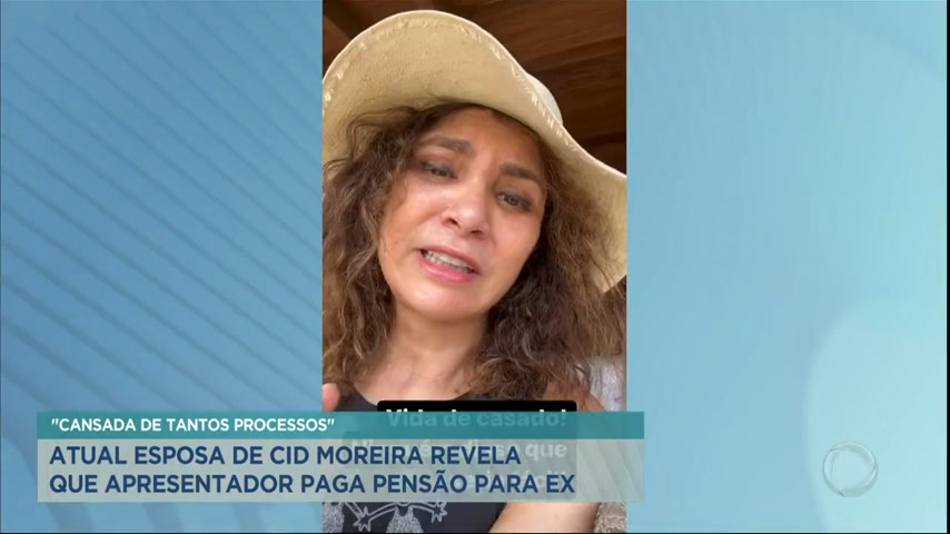 Vídeo: Fátima Sampaio revela que Cid Moreira paga pensão para ex