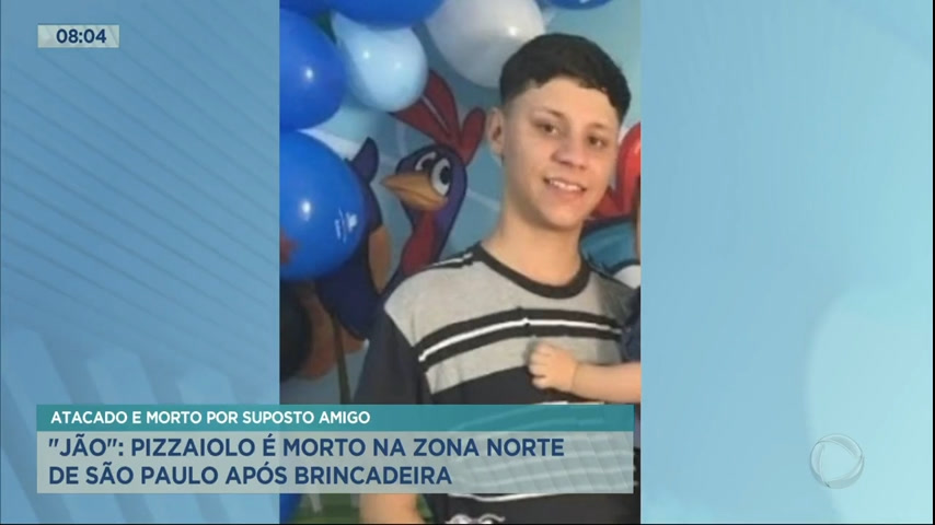 Vídeo: Pizzaiolo é morto em SP após fazer brincadeira com amigo