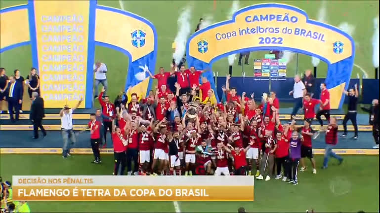 Vídeo: Flamengo bate Corinthians nos pênaltis e fatura o tetra da Copa do Brasil