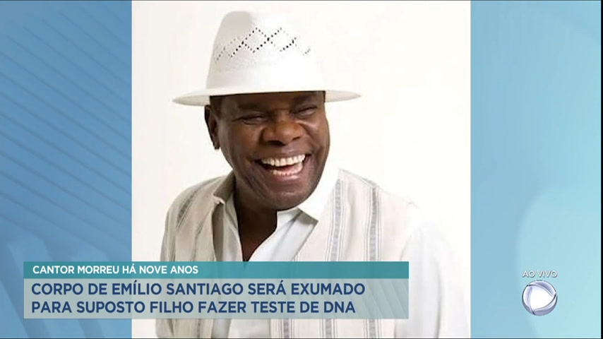 Vídeo: Corpo de Emílio Santiago é exumado para exame de DNA