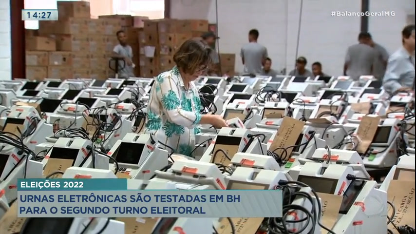 Vídeo: Preparativos para as configurações das urnas eletrônicas começam em BH