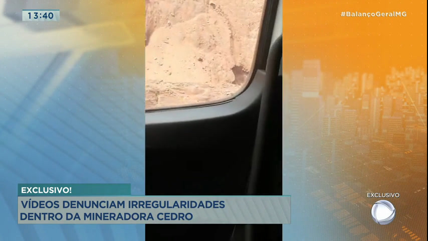 Vídeo: Ex-funcionário denuncia irregularidades em mineradora de Nova Lima (MG)