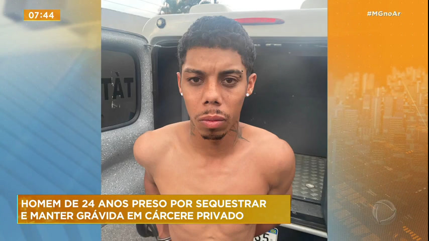 Vídeo: Polícia prende suspeito de sequestrar e arrastar a ex-namorada pelo cabelo na Grande BH