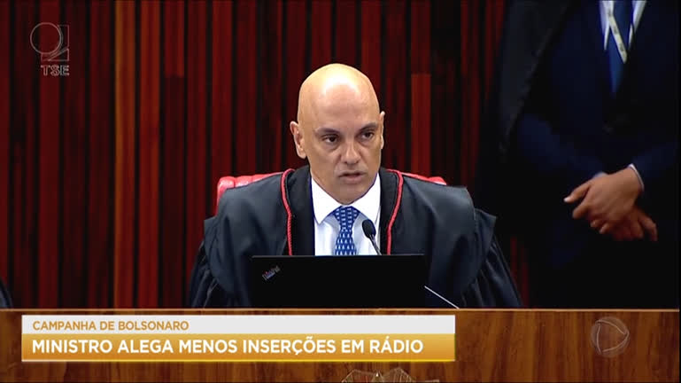 Vídeo: Moraes dá 24 horas para Bolsonaro provar que foi prejudicado na propaganda eleitoral