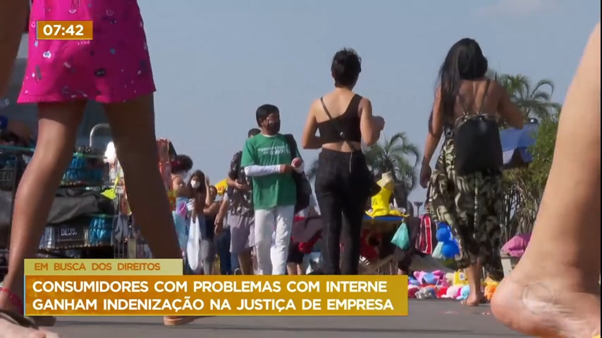 Vídeo: Consumidores são indenizados depois de problemas com internet