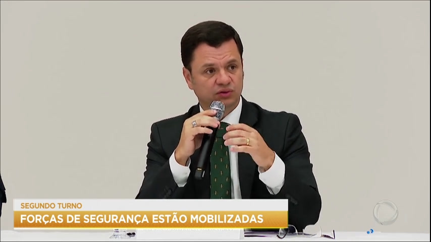 Vídeo: Ministro da Justiça discursa sobre a segurança nas eleições deste domingo (30)