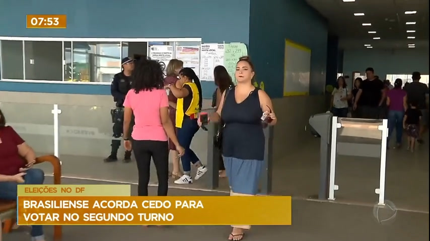 Vídeo: Veja como foi o dia de votação para o segundo turno do brasiliense