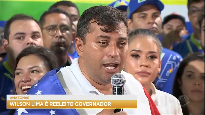 Vídeo: Wilson Lima é reeleito governador do Amazonas