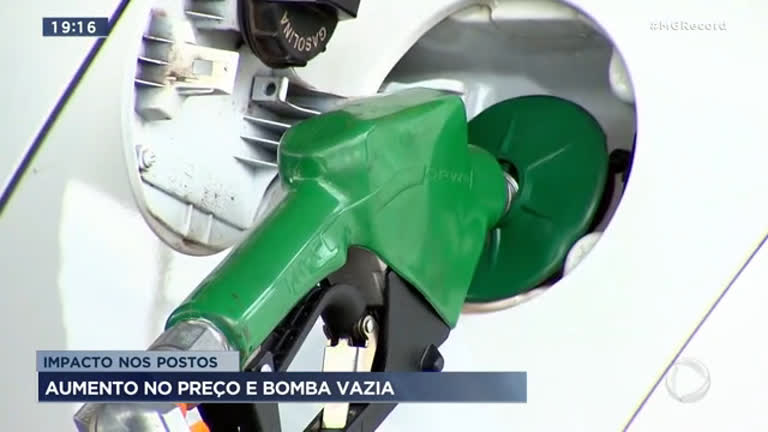 Vídeo: Paralisação afeta postos de combustíveis com aumento no preço e bomba vazia