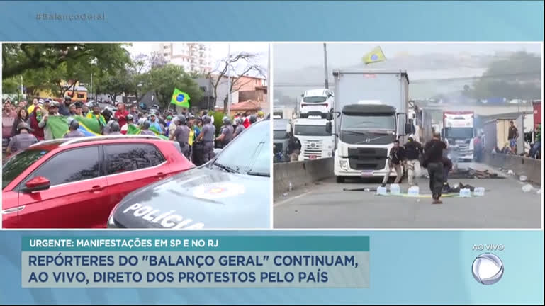 Vídeo: Acompanhe como estão as manifestações contra o resultado das eleições pelo Brasil
