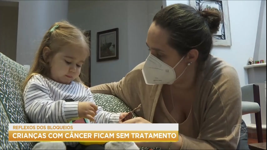 Vídeo: Crianças em tratamento contra o câncer enfrentam os reflexos dos bloqueios nas rodovias