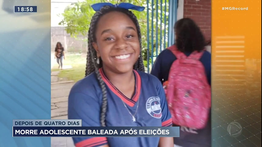Vídeo: Menina morre ao ser baleada após resultados das eleições