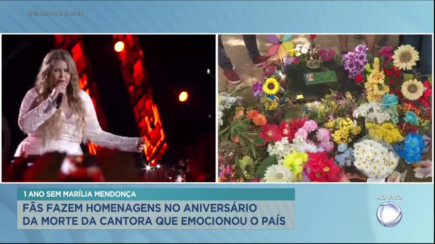 Vídeo: Fãs homenageiam Marília Mendonça no aniversário de morte da cantora