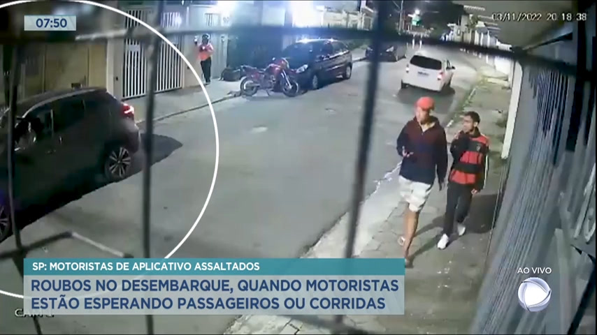 Vídeo: Motoristas de aplicativo sofrem com assaltos constantes em SP