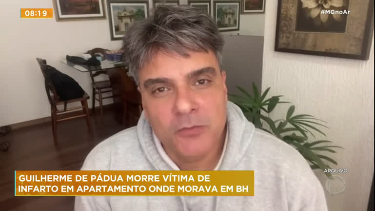 Vídeo: Ex-ator Guilherme de Pádua morre aos 53 anos em BH