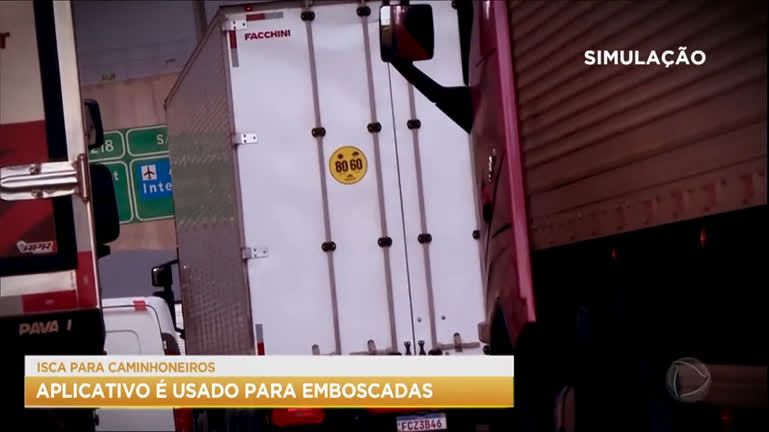 Vídeo: Caminhoneiros contratados por aplicativo caem em emboscada e são sequestrados