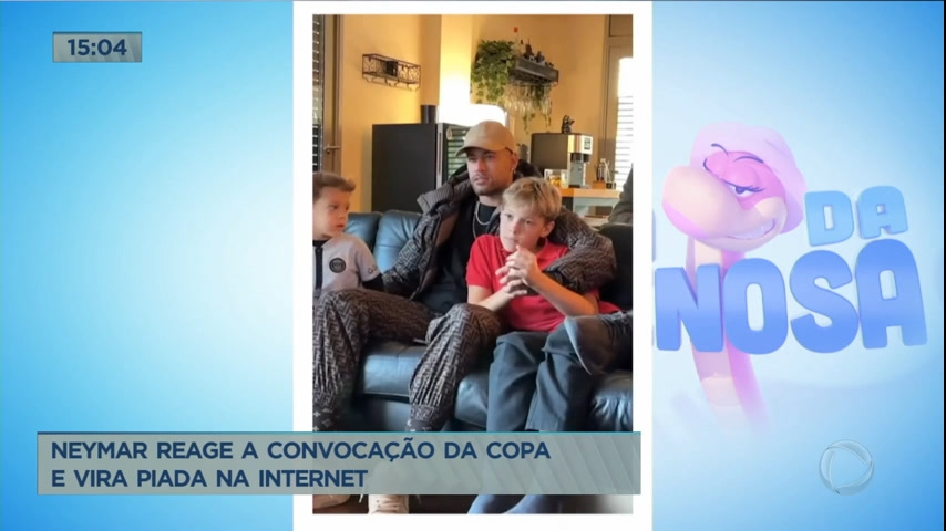 Vídeo: Reação de Neymar em anúncio da convocação para Copa repercute na internet