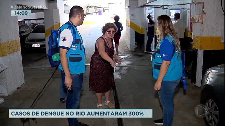 Vídeo: Casos de dengue aumentam 300% no estado do RJ