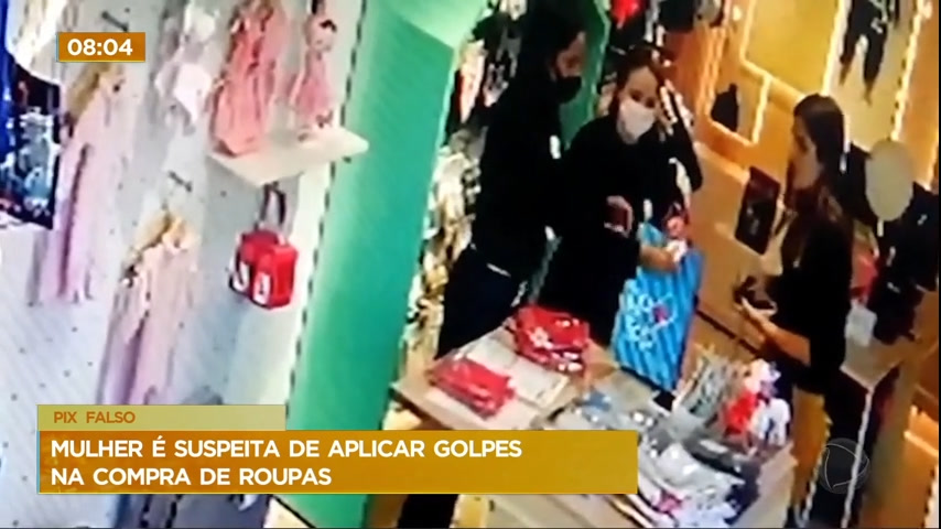 Vídeo: Mulher é presa após aplicar golpe do falso Pix no DF