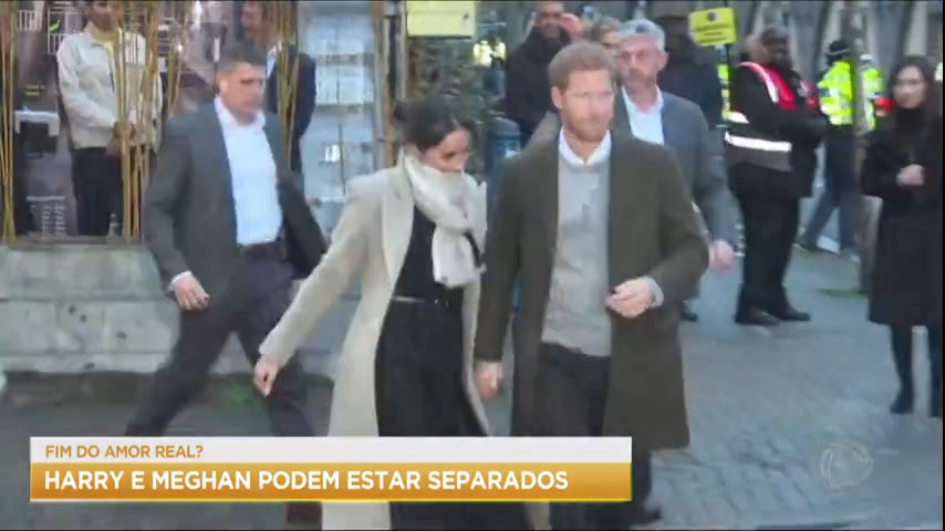Vídeo: Príncipe Harry e Meghan Markle podem estar separados