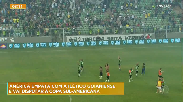 Vídeo: América-MG empata com Atlético Goianiense e vai disputar a Copa Sul-Americana