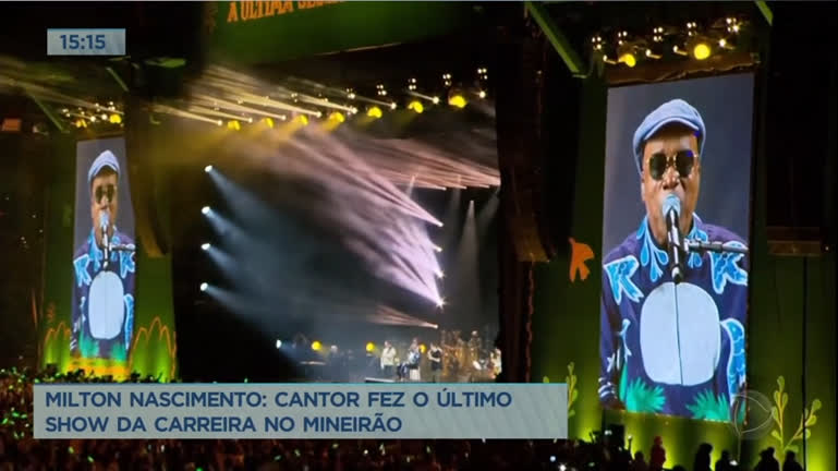 Vídeo: Milton Nascimento faz último show da carreira do Mineirão