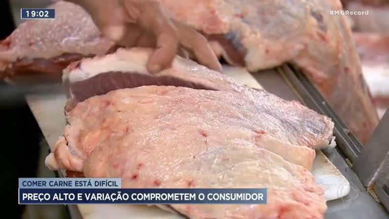Vídeo: Alto preço da carne compromete o consumo da população