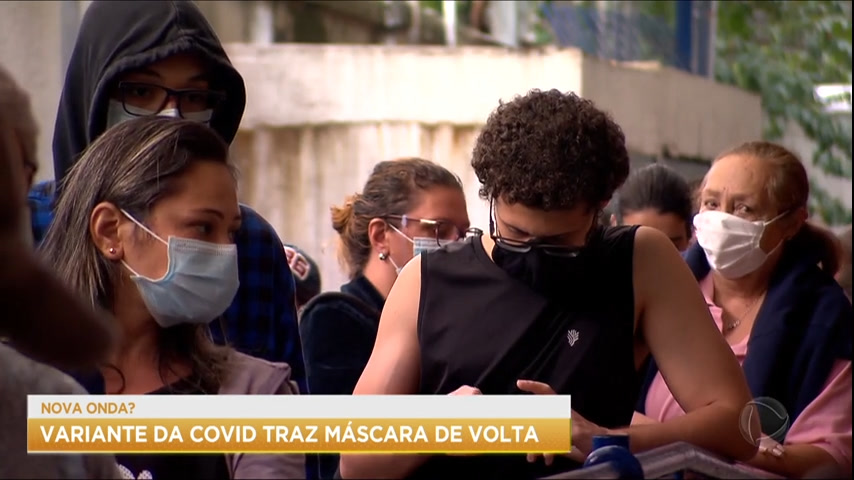 Vídeo: Ministério da Saúde volta a recomendar uso de máscara após aumento de casos de covid-19