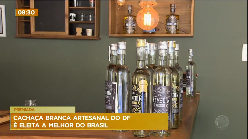 Vídeo: Cachaça branca artesanal do DF é eleita a melhor do Brasil