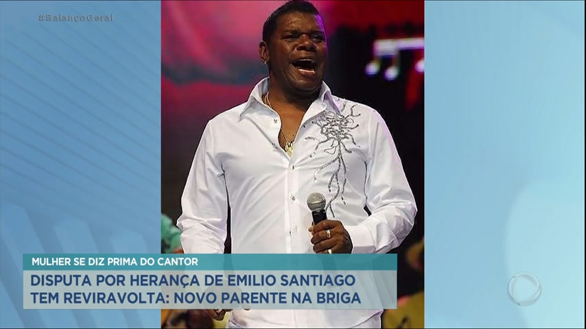 Vídeo: Disputa por herança de Emilio Santiago tem reviravolta