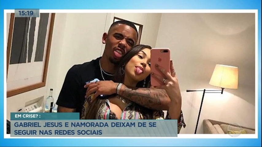 Vídeo: Gabriel Jesus e namorada deixam de se seguir nas redes sociais
