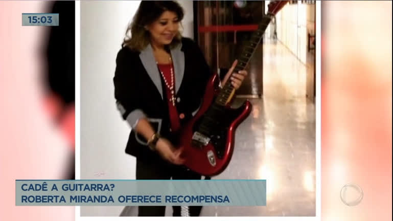 Vídeo: Roberta Miranda oferece recompensa para quem encontrar guitarra