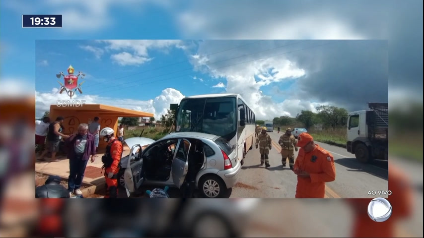 Vídeo: Mulher morre em acidente próximo a Santo Antônio do Descoberto