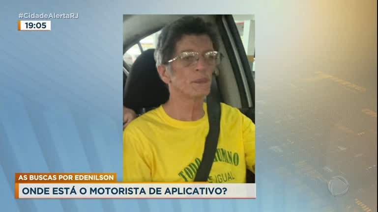 Vídeo: Família busca por motorista de aplicativo de 68 anos que está desaparecido