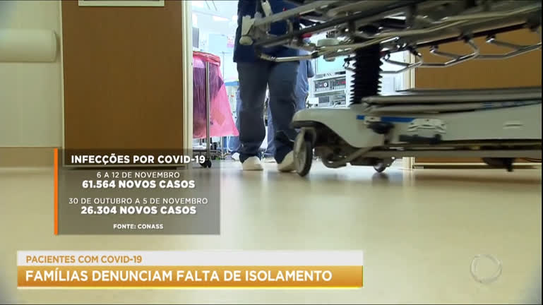 Vídeo: Famílias denunciam falta de isolamento de pacientes com covid-19 em hospitais de SP