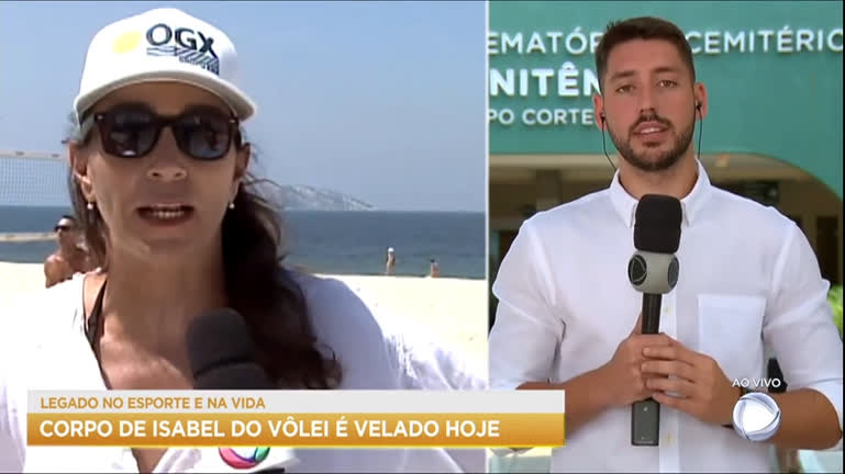 Vídeo: Corpo da ex-jogadora de vôlei Isabel Salgado é velado no Rio de Janeiro