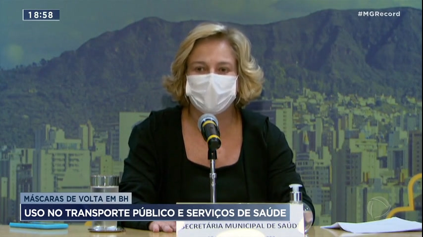 Vídeo: Uso de máscaras volta a ser obrigatório no transporte público de BH