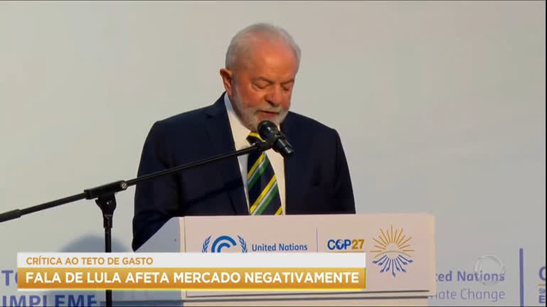 Vídeo: Fala de Lula sobre teto de gastos afeta negativamente o mercado financeiro
